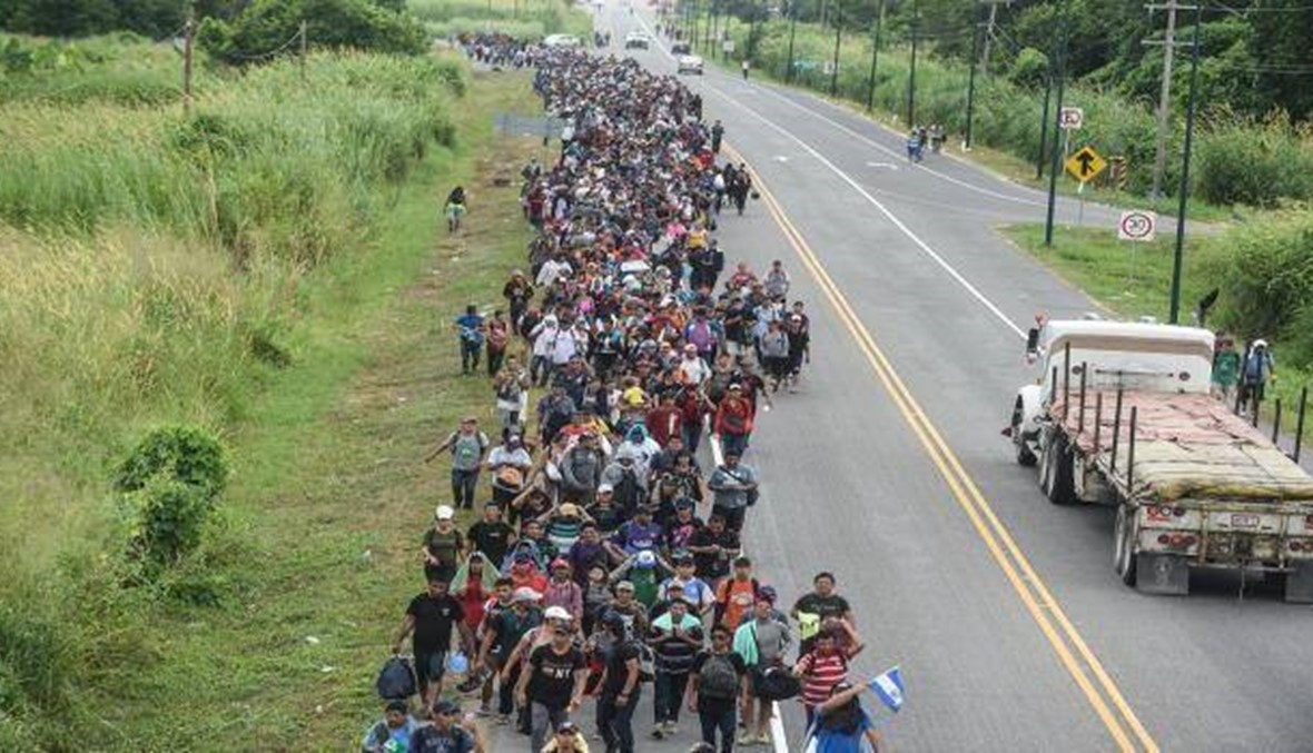 قافلة جديدة من 1500 مهاجر تنطلق من جنوب المكسيك
