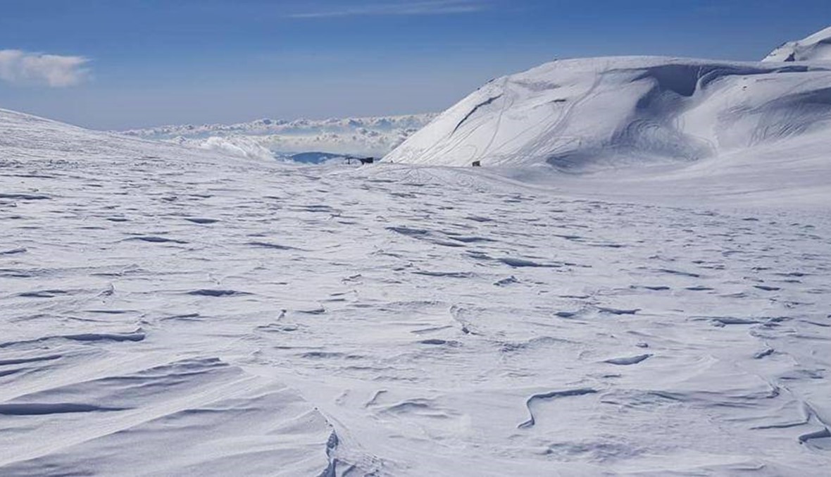 المنخفض الجوي ينحسر والثلوج على ارتفاع 1500 متر