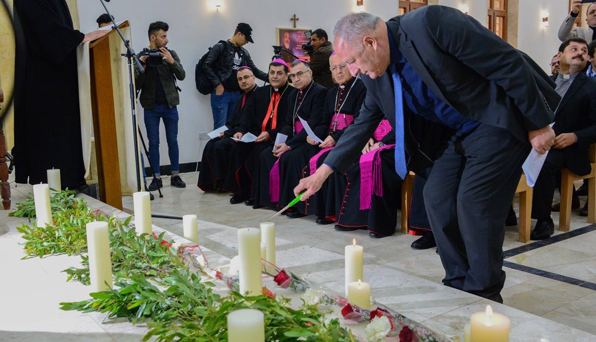 قداس في إحدى كنائس الموصل إحياء لذكرى ضحايا العبّارة: لـ"مواجهة التحدّيات"