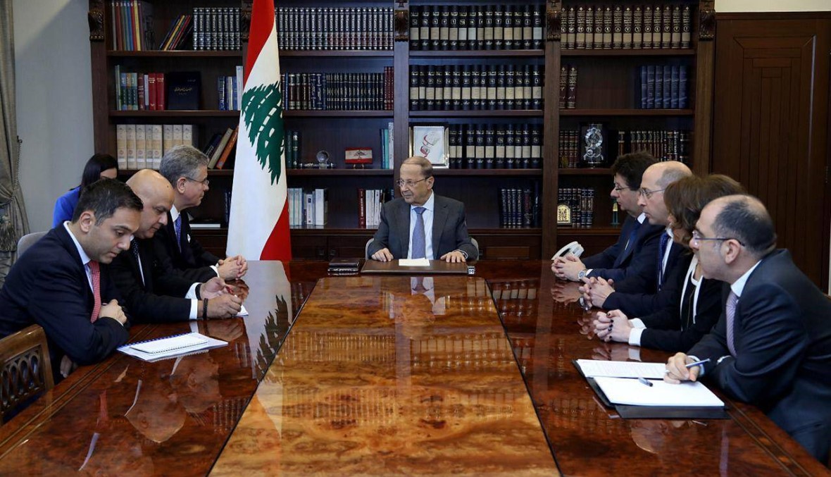 عون استقبل نائب رئيس البنك الدولي لمنطقة الشرق الاوسط