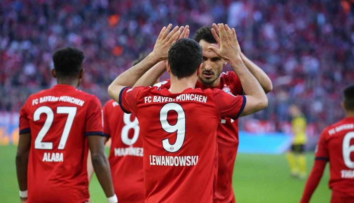 بايرن ميونيخ يقسو على دورتموند... ورقم مميز لليفاندوفسكي