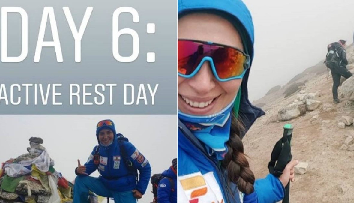 على ارتفاع 5100 متر... جويس عزّام تروي لـ"النهار" رحلتها إلى قمة إيفرست (فيديو وصور)