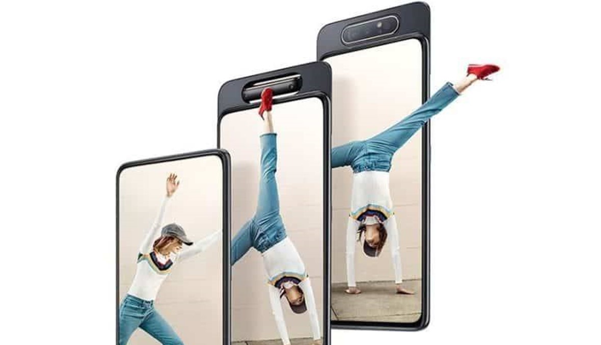 سامسونغ تكشف عن هاتفها Galaxy A80 بكاميرات دوّارة