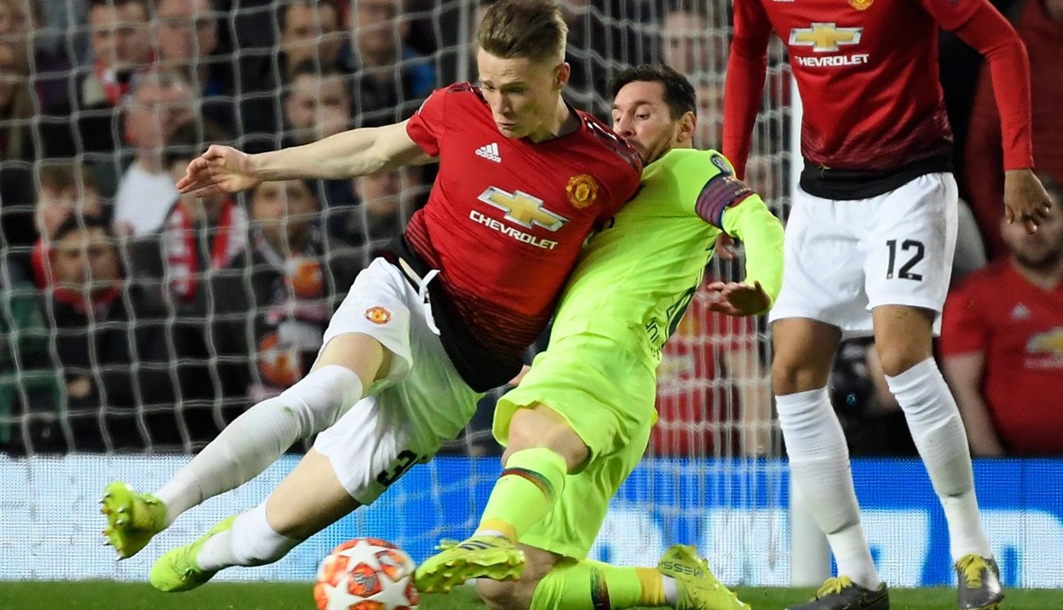 ميسي متحمس للانتقام من مانشستر يونايتد