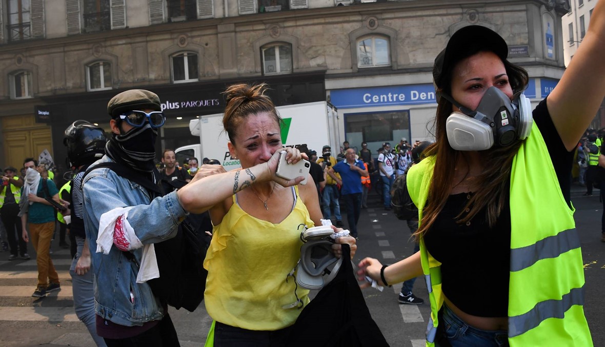 احتجاجات "السترات الصفر" في أسبوعها الـ23: مواجهات في باريس، حجارة وهتافات