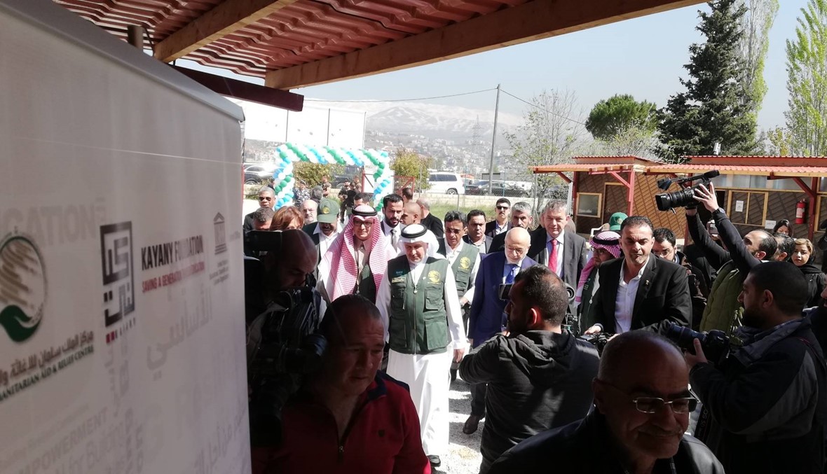 افتتاح مدرستين للاجئين السوريين في البقاع بدعم سعودي بالشراكة مع يونسكو وكياني