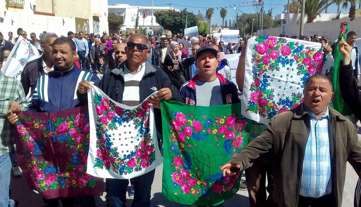 تونس: متظاهرون يهتفون ضدّ الحكومة في سيدي بوزيد... "الشعب ضجر"