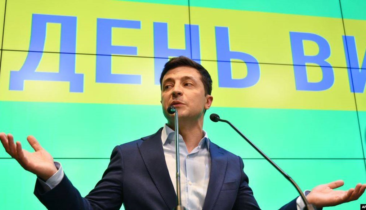 الرئيس الأوكراني الجديد فولوديمير زيلينسكي يعلن حلّ البرلمان
