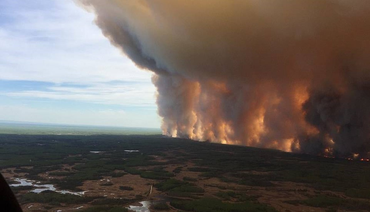 حريق ضخم في غابات كندا على أكثر من 4 ملايين متر مربع وإخلاء منازل