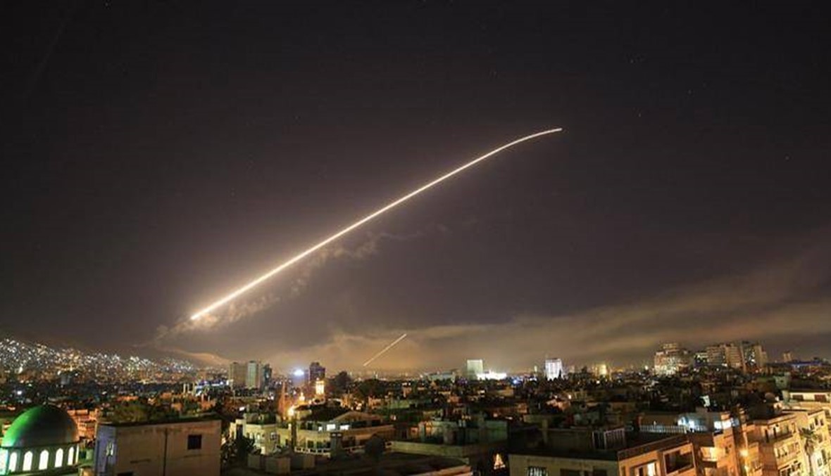 الدفاعات الجوية السورية تطلق النار على صواريخ اسرائيلية