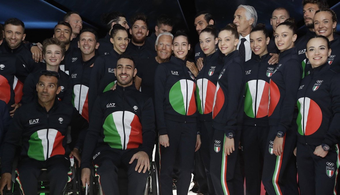 Armani unveils Italian Olympic team uniforms during MFW