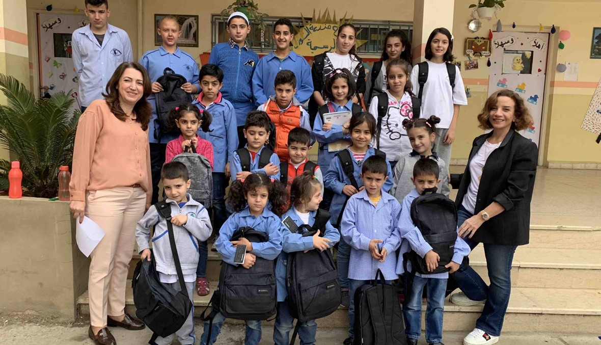"تيتش اي تشايلد" لـ"تعليم كل ولد في لبنان" ساعدت 1400 تلميذ وطالب من كل المناطق