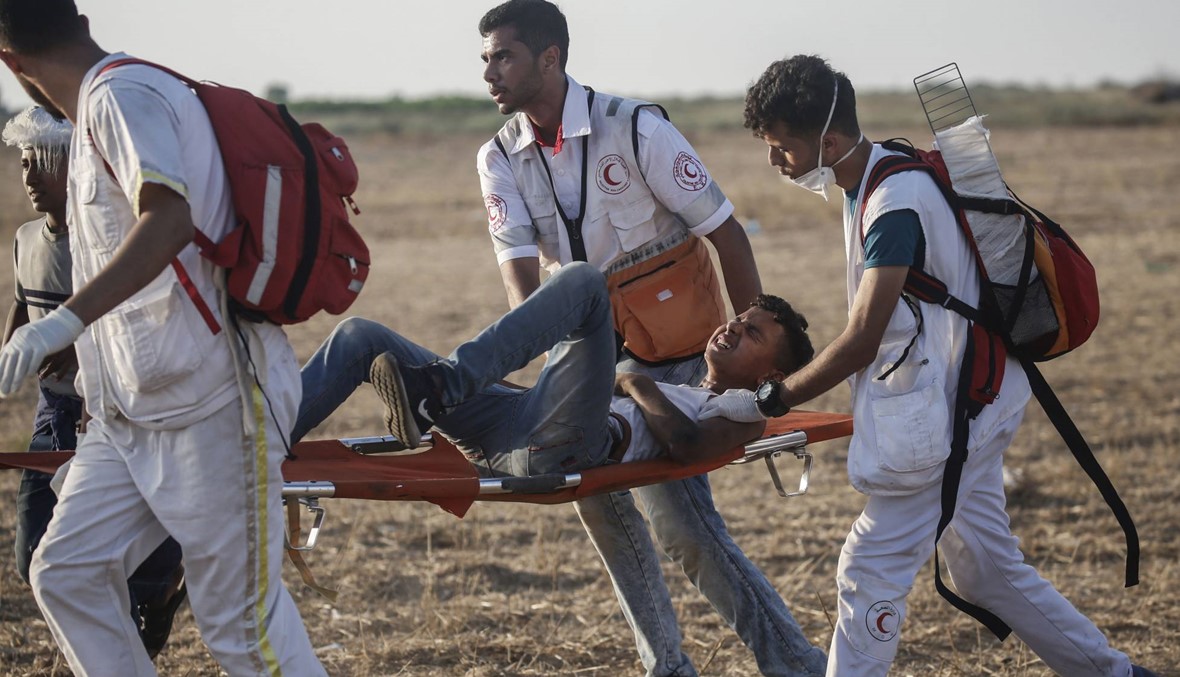 إصابة أكثر من 70 فلسطينياً بنيران الجيش الاسرائيلي في قطاع غزة