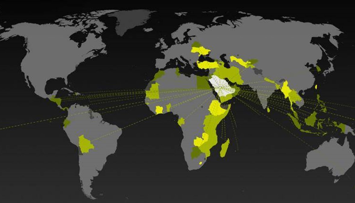 خريطة تفاعليّة تعلمك بالدول التي لا تتطلّب تأشيرة