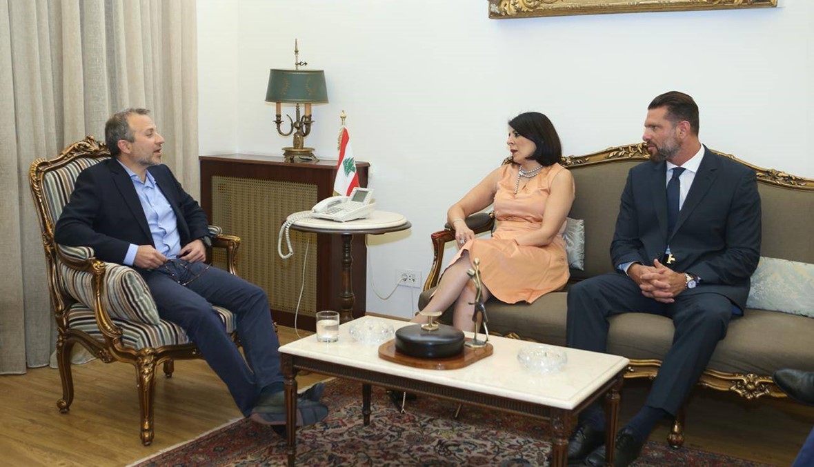 باسيل يستقبل الوزيرة الاوسترالية  اللبنانية الاصل مارلين كيروز