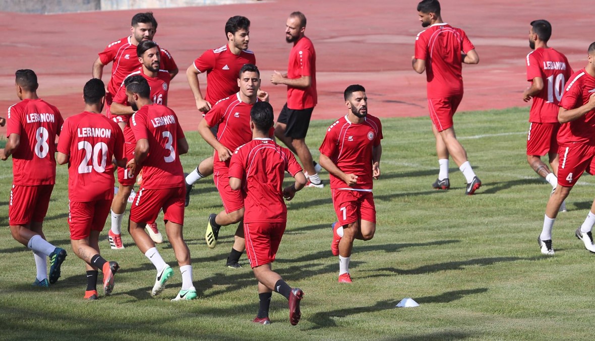 منتخب لبنان يواصل اختباراته على ملعب بيروت البلدي