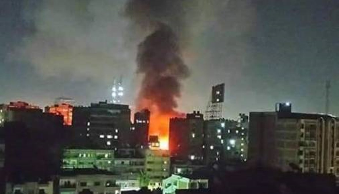 قبل فجر اليوم... حريق ضخم في كنيسة الأنبا بولا بمصر (صور)