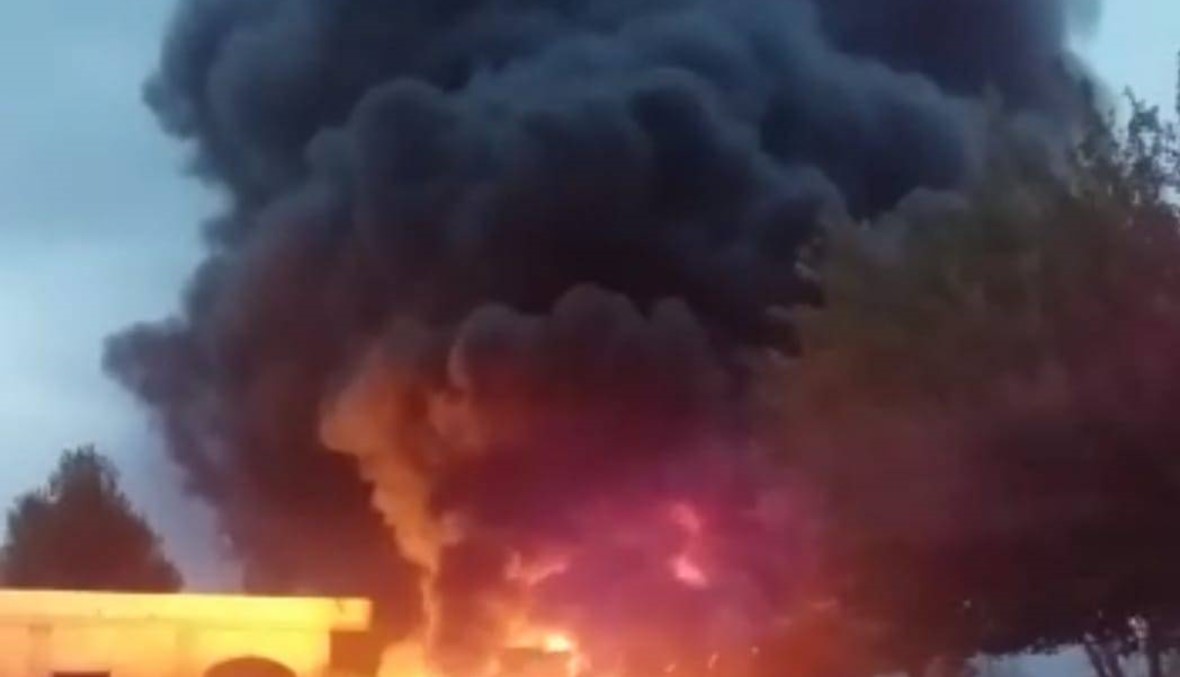 النار اشتعلت في خط البترول بوادي خالد... روايتان وتحقيقات (فيديو وصور)