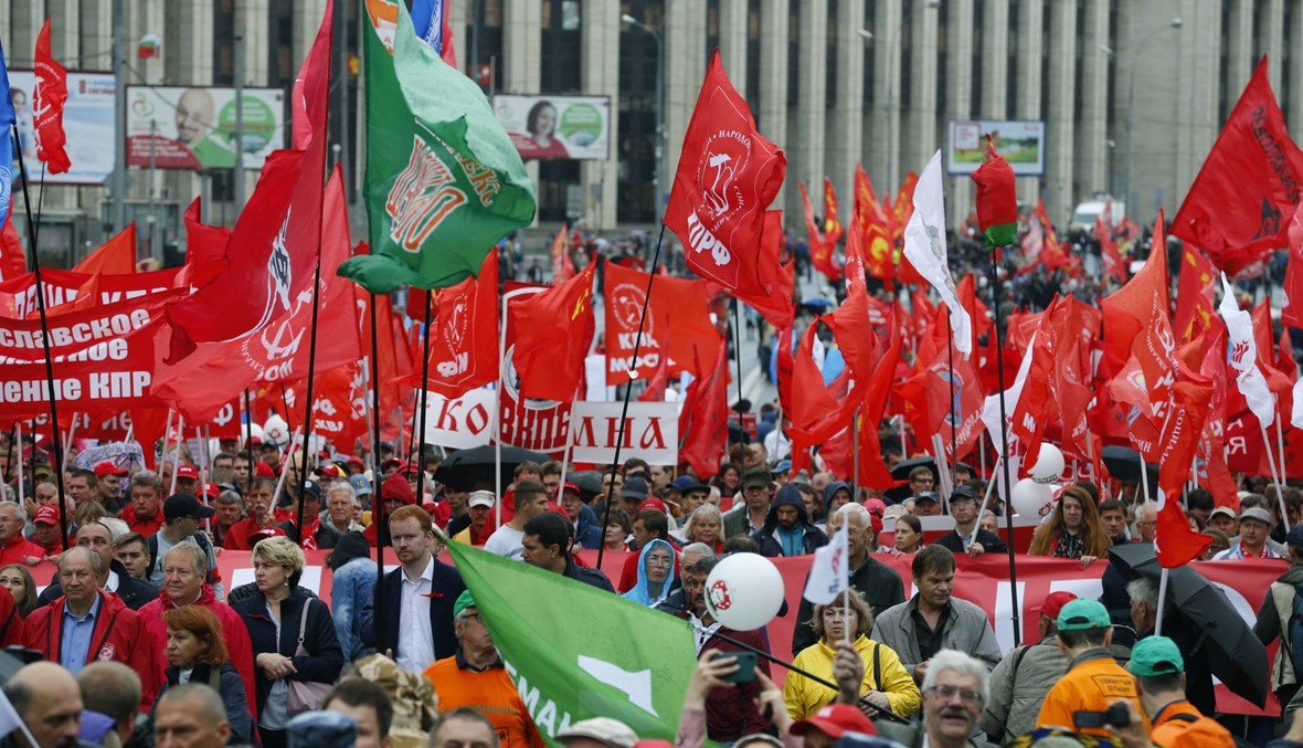 موسكو: الشيوعيون والليبراليون يتظاهرون من أجل "انتخابات نزيهة"
