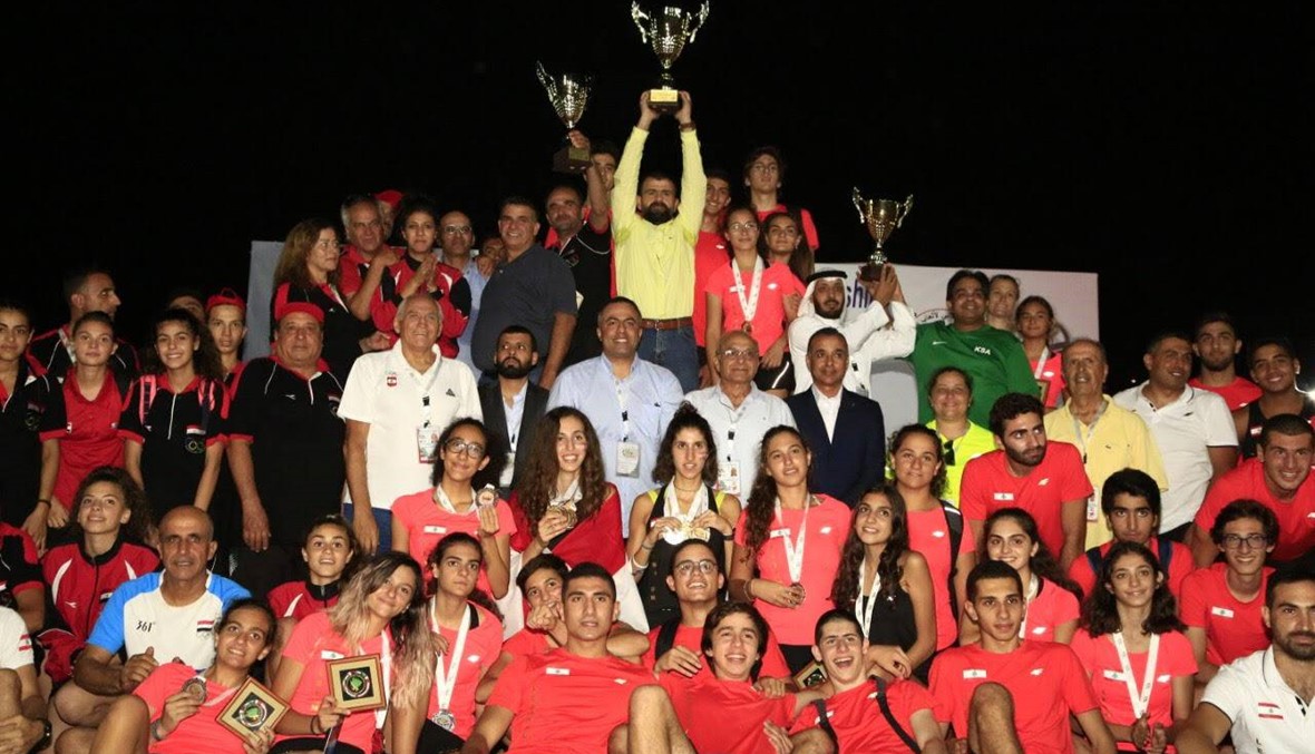 لبنان أولاً في بطولة غرب آسيا للناشئين بألعاب القوى