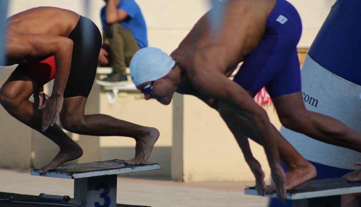 27 رقماً قياسياً في بطولة لبنان بالسباحة