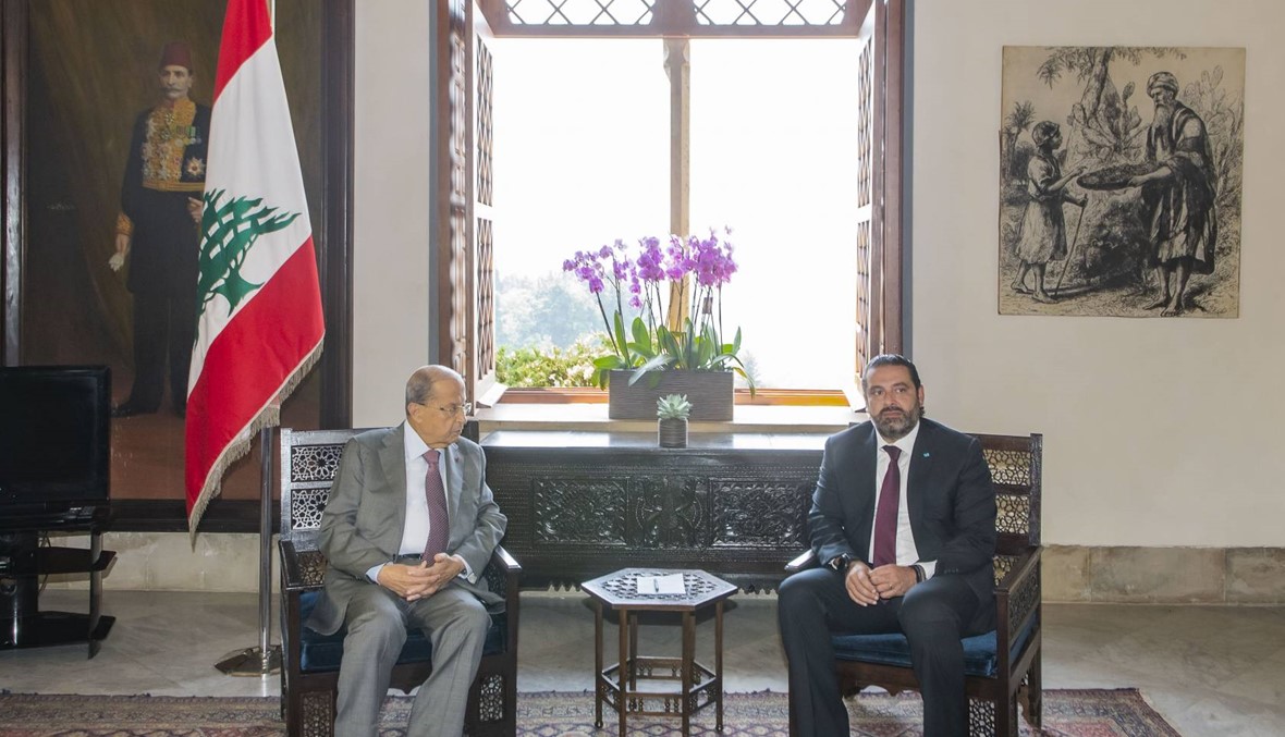 جلسة لمجلس الوزراء في بيت الدين سبقها خلوة بين عون والحريري (صور)