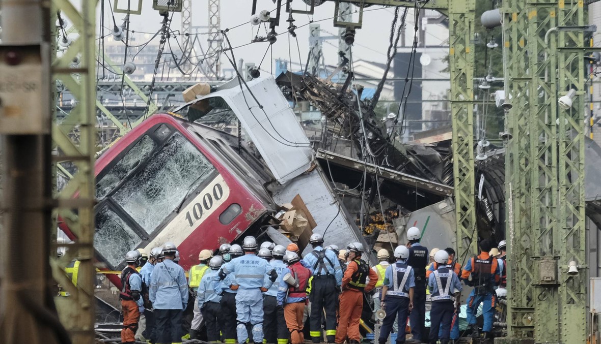اليابان: اصطدام بين قطار وشاحنة جنوب طوكيو... قتيل و30 جريحاً