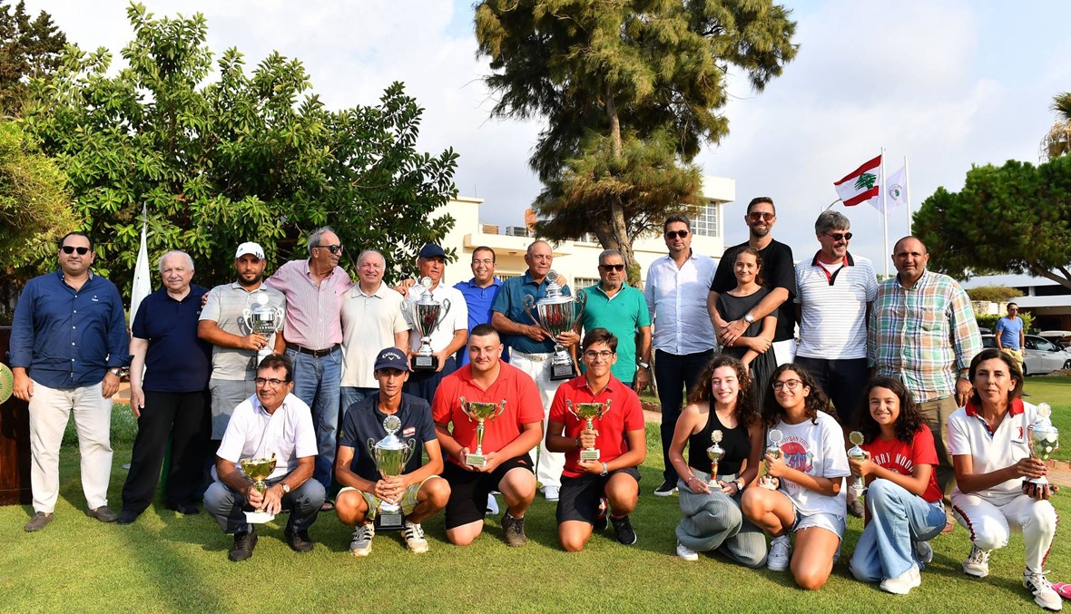 رشيد عقل بطل الدورة اللبنانية الدولية في الغولف