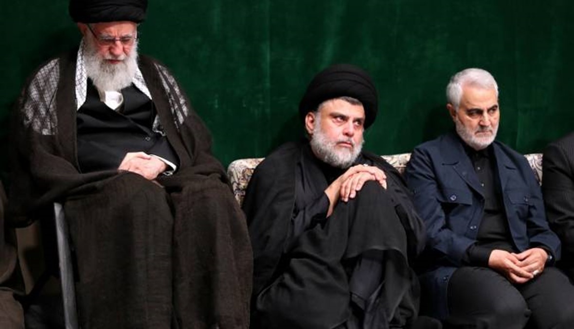 لقاء نادر بين مقتدى الصدر والمرشد الاعلى في طهران