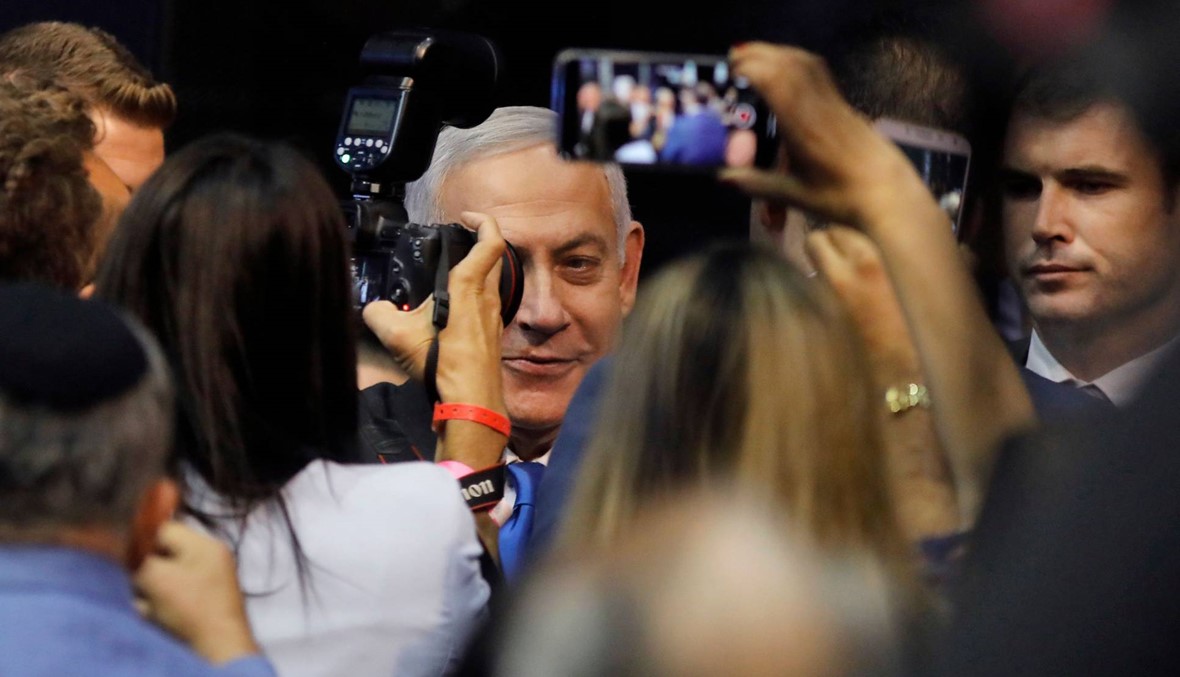 نتانياهو ينتظر نتائج الانتخابات ويؤكد حاجة اسرائيل الى حكومة "قوية"
