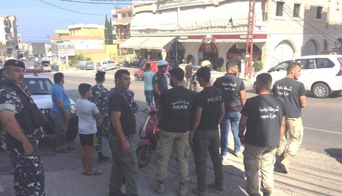 حواجز مشتركة لشرطة بلدية حارة صيدا وقوى الأمن لمنع سير الدراجات النارية