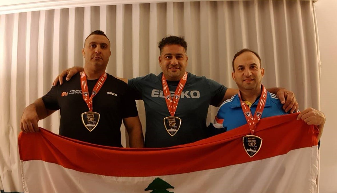 3 ميداليات ذهبية للبنان في بطولة العالم لرفع الأثقال