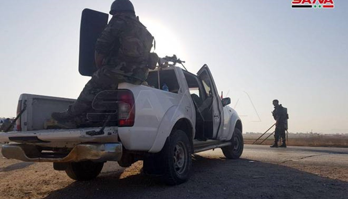 سانا: وحدات من الجيش السوري تدخل بلدة تل تمر بريف الحسكة لمواجهة التقدم التركي