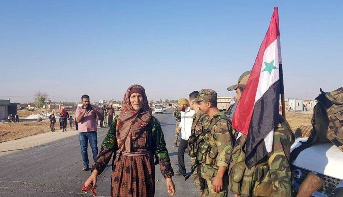 الجيش السوري يسيطر على قواعد عسكرية أخلتها القوات الاميركية شمال سوريا