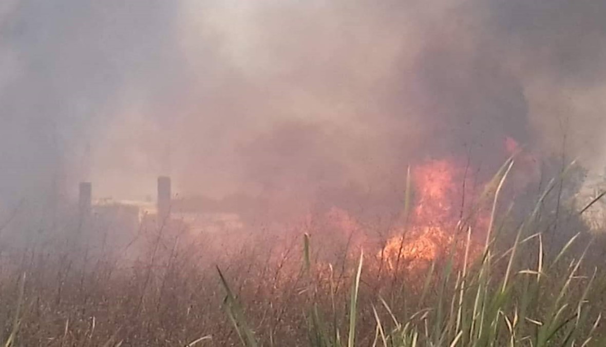 اندلاع سلسلة من الحرائق في مواقع متعددة من محافظة عكار (صور)