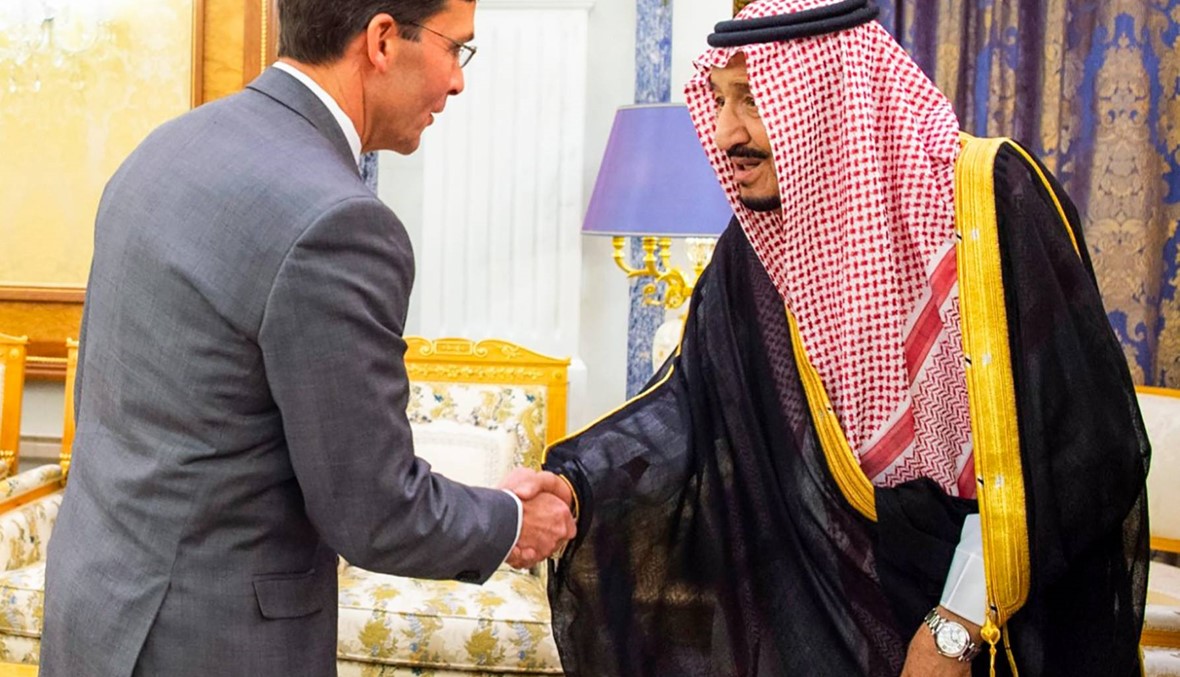 وزير الدفاع الأميركي في الرياض: لقاء مع الملك سلمان، وعرض لـ"قضايا أمنيّة"