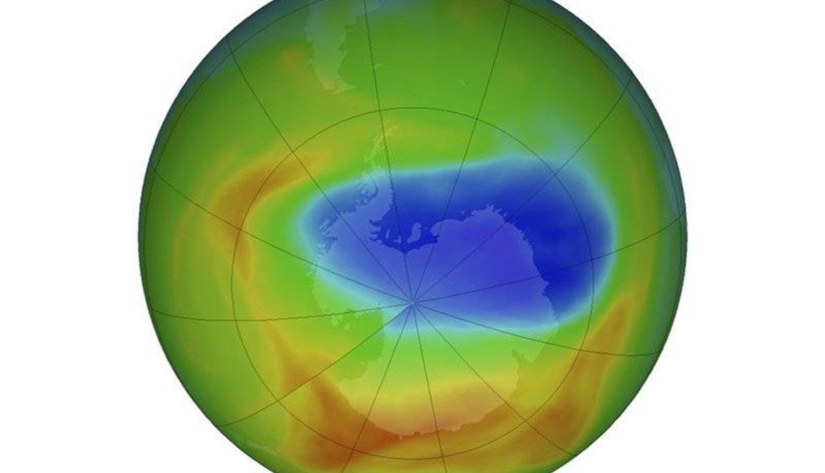 South Pole’s ozone hole shrinks to smallest since discovery