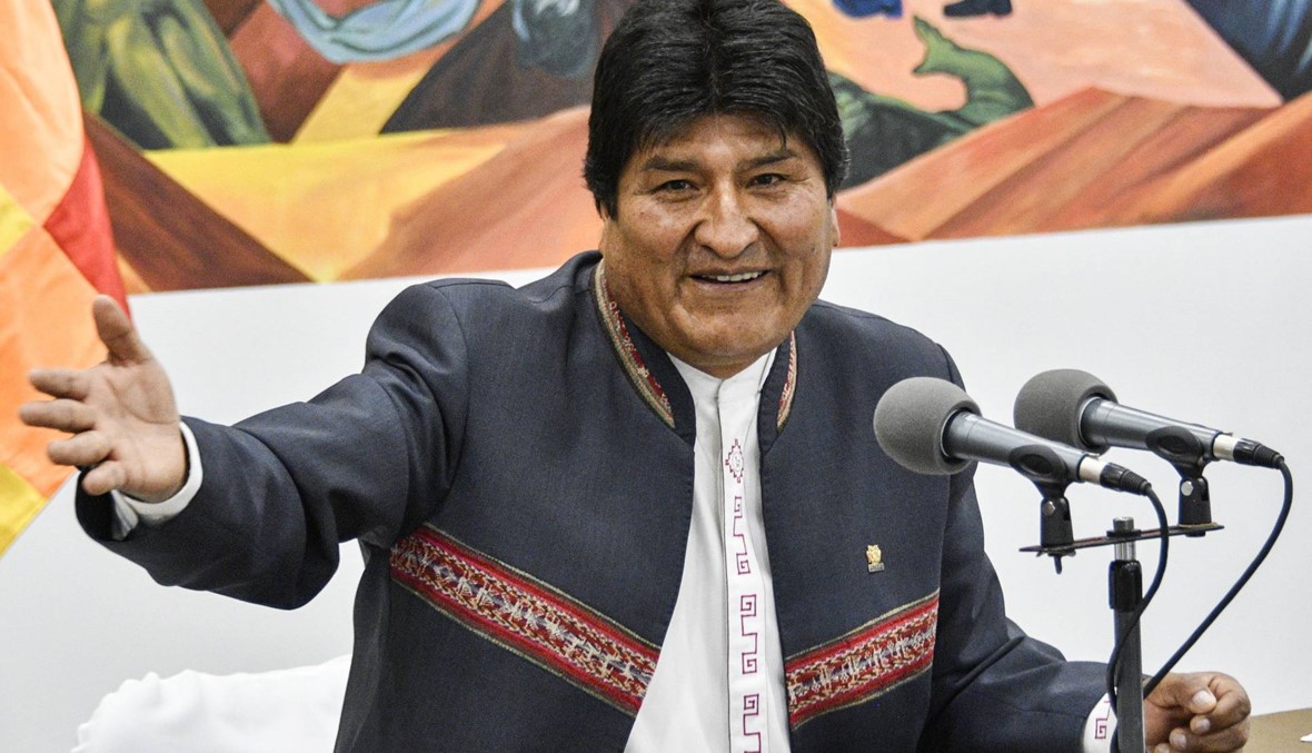 انتخابات بوليفيا: موراليس يعلن فوزه بالرئاسة "من الدورة الأولى"
