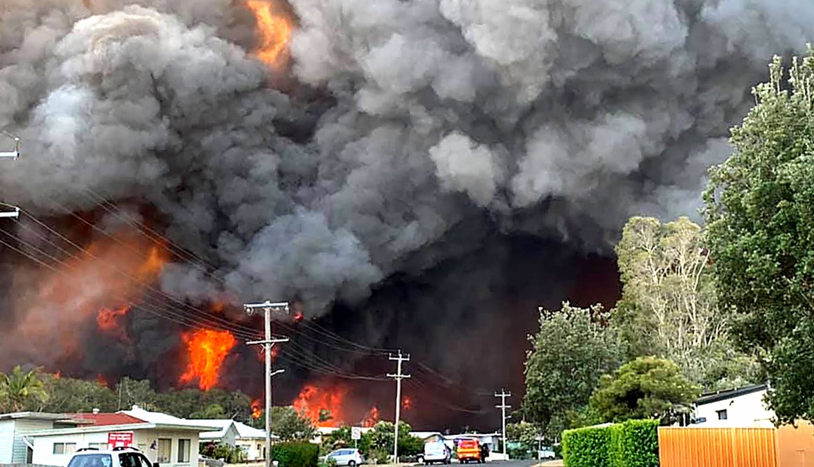 عشرات الحرائق في شرق أوستراليا... "كان يوماً صعباً وخطراً"