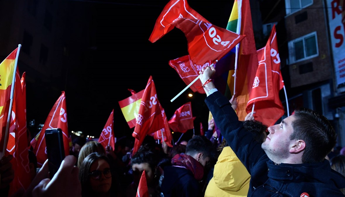 النتائج الأولية للانتخابات التشريعية الإسبانية: الاشتراكيون يتصدّرون وتقدّم لليمين المتطرف