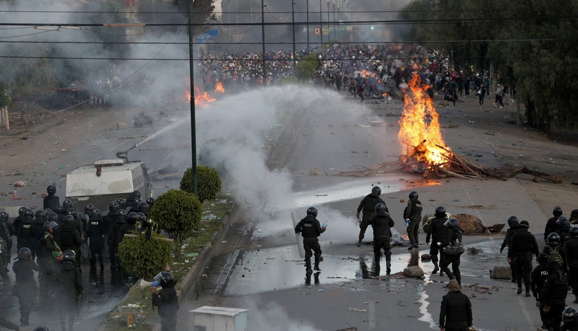 اشتباكات بين أنصار موراليس والشرطة... مقتل 4 اشخاص خلال تظاهرات في بوليفيا