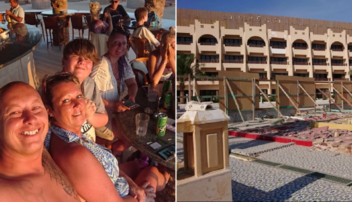عائلة تصل إلى مصر لقضاء عطلة الأحلام ليكتشفوا أنّ الفندق لم ينتهِ بناؤه بعد