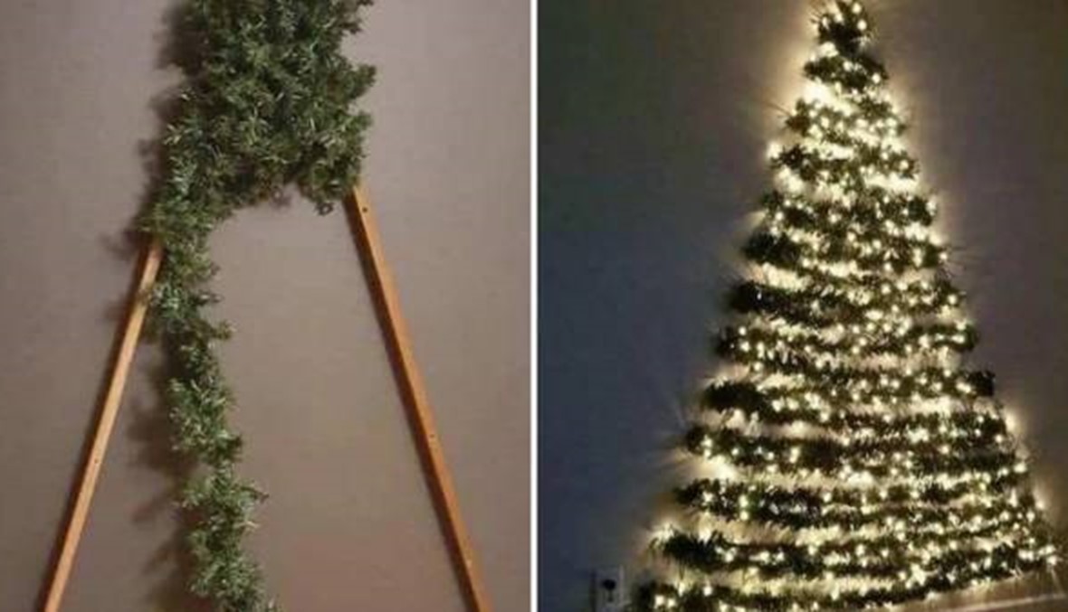ابتكار عبقري لشجرة عيد الميلاد