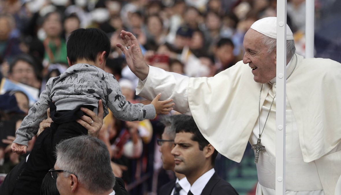البابا فرنسيس يصلّي لضحايا ناكازاغي اليابانية: للتخلّي عن الأسلحة النووية