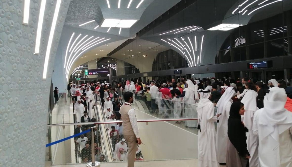 بالفيديو: في مترو الدوحة... الانتقال بين الملاعب أسرع