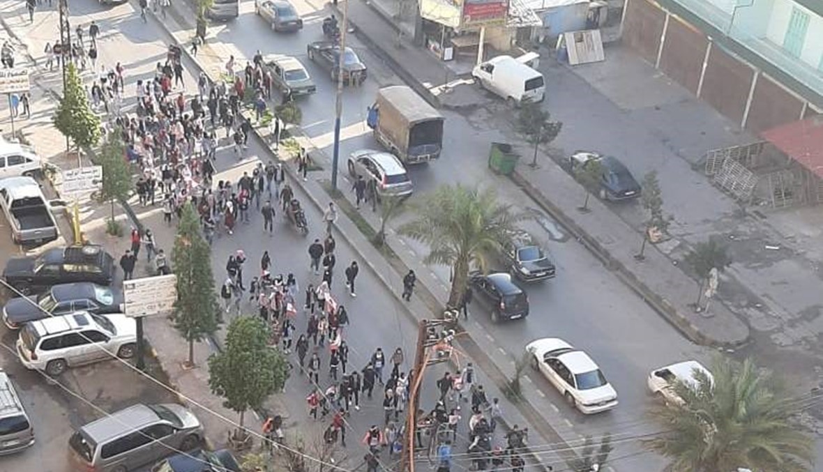 مسيرة طالبية في البداوي