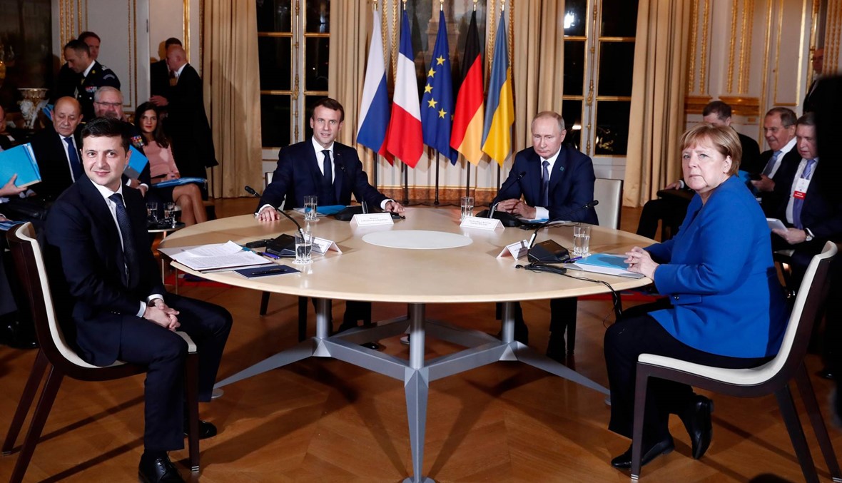 بوتين وزيلينسكي وجهاً لوجه: قمّة باريس حول أوكرانيا إنطلقت