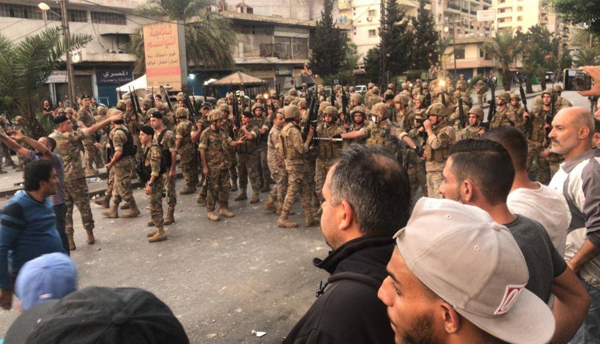 الجيش يعلّق على إشكال طرابلس