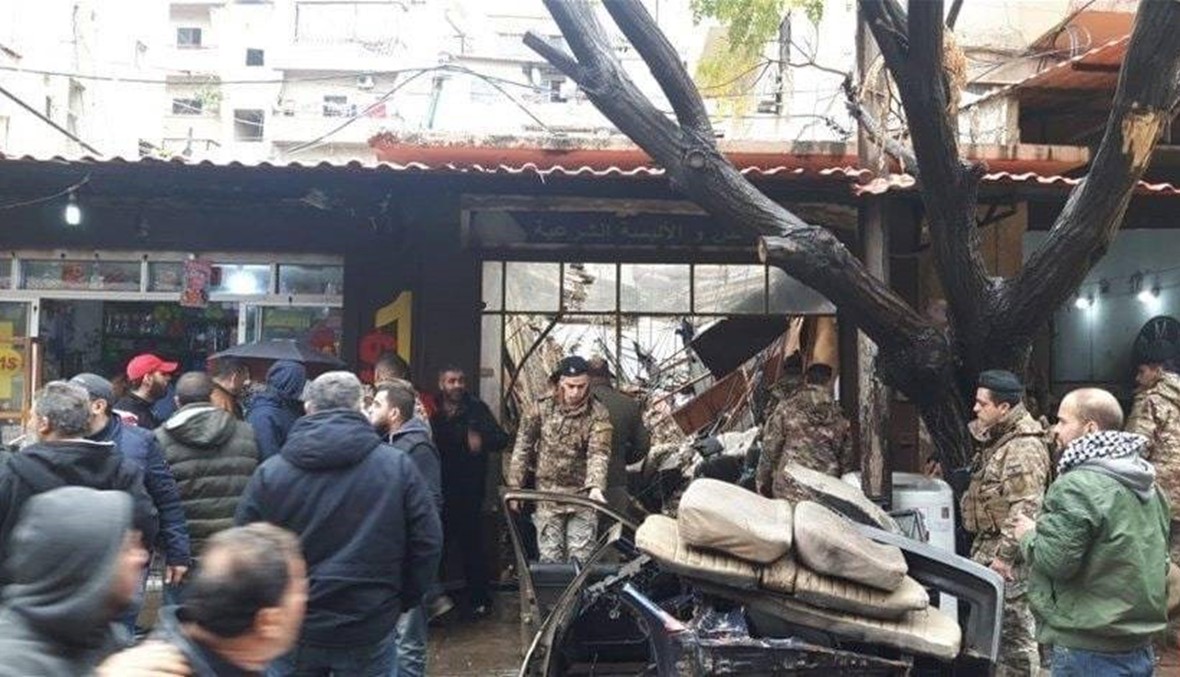 انهيار سقف محل في التبانة... والجيش في صلب أعمال الإغاثة (صور وفيديو)