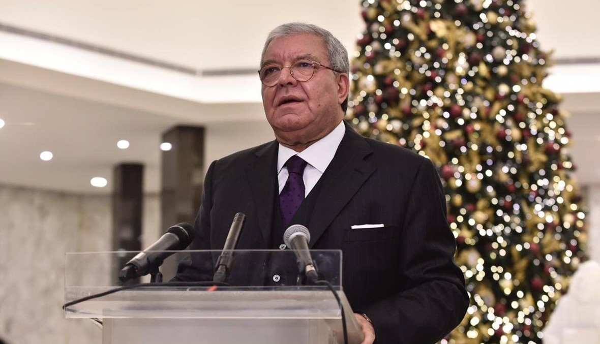 المشنوق لولايتي: شكراً لأنّك أعلنت الترشيح الإيراني لحسان دياب